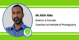 Interview Mr Abin Alex Director and Founder at Creative Hut Institute of Photography Kottayam